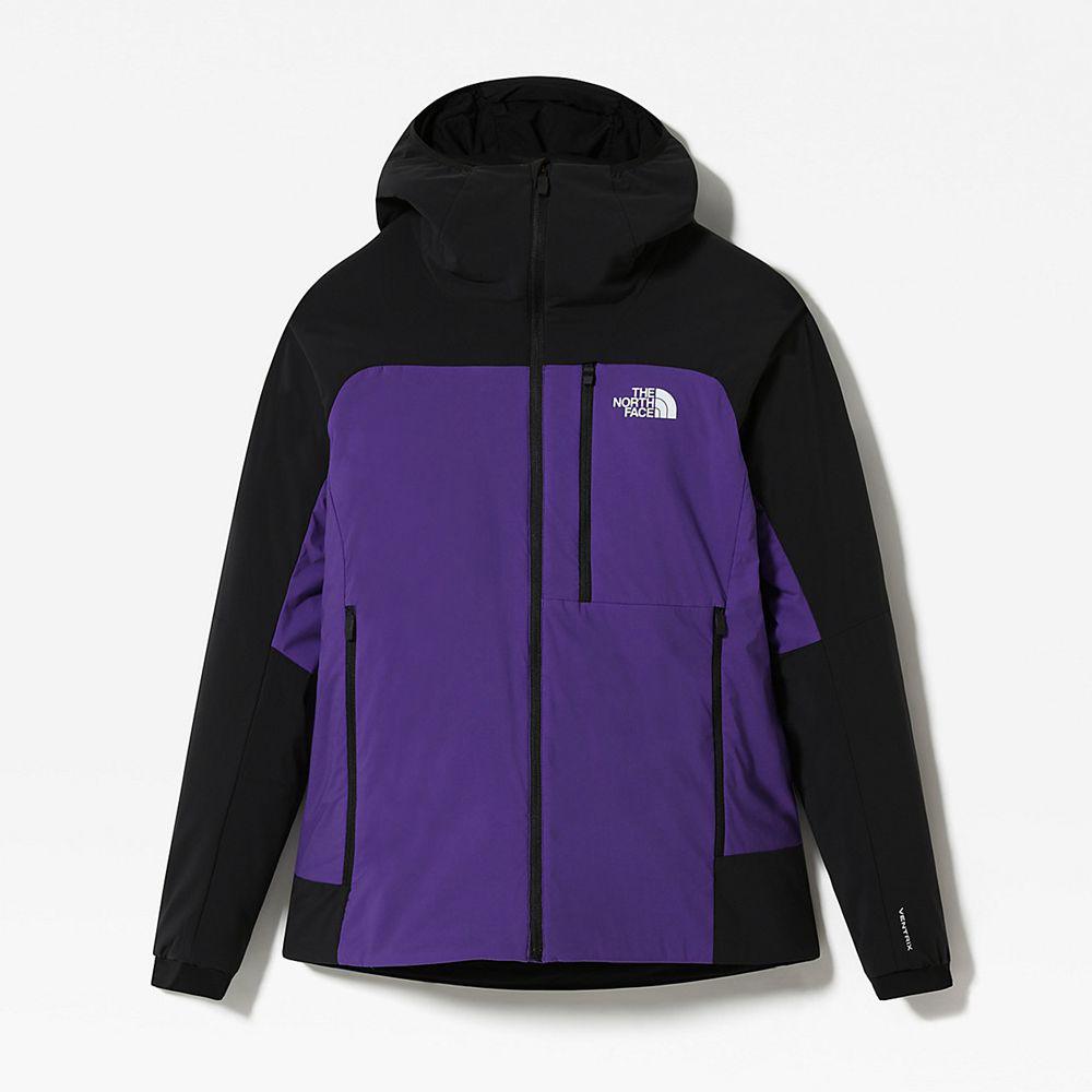 The North Face Summit L3 Ventrix Vrt Hooded Γυναικεια Σακάκι - Μωβ / Μαυρα (HMEQ82047)